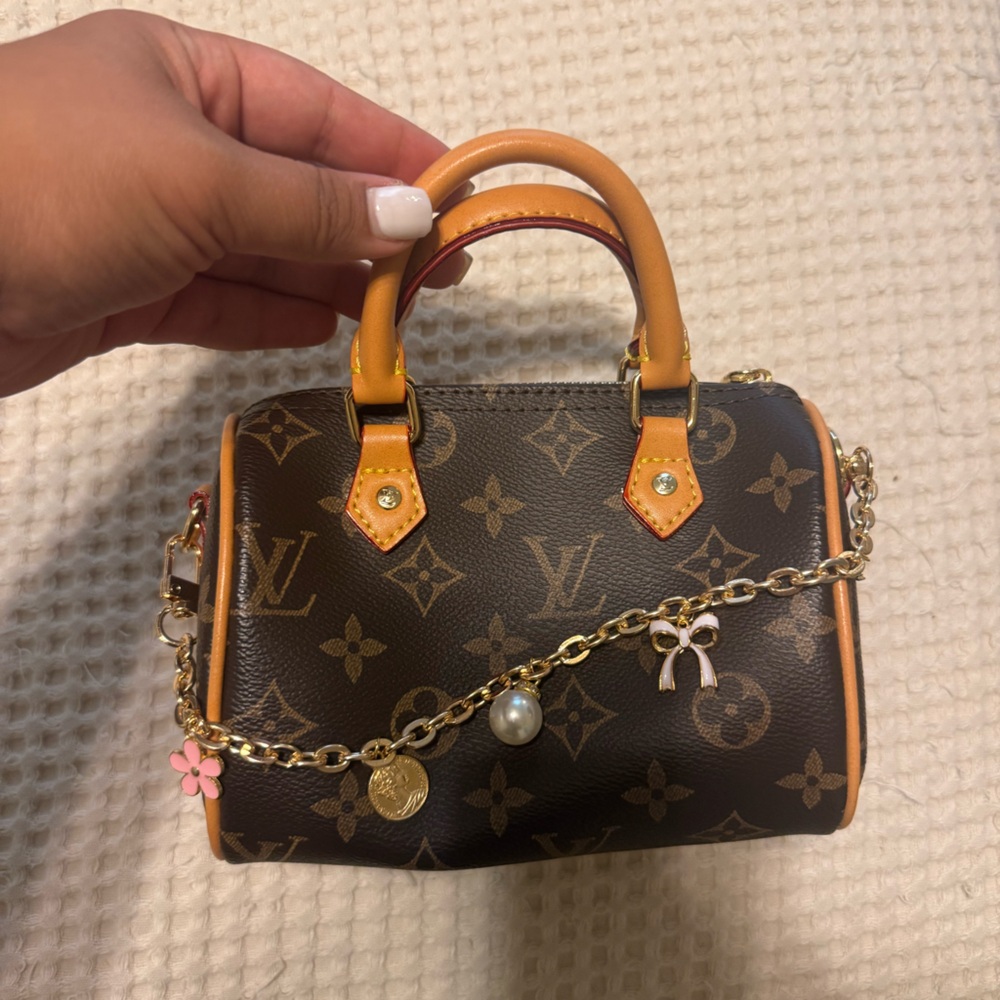 Luxury Brown Monogram Handbag